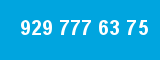 929 777 63 75 929 777 63 75